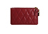 Quilted Wristlet Clutch, back view
